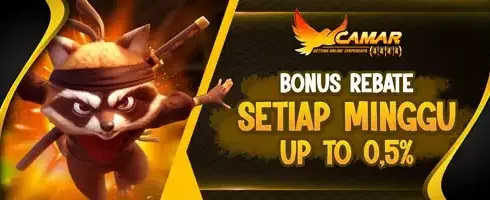 Rebate Slot Mingguan 0.5% promotion banner
